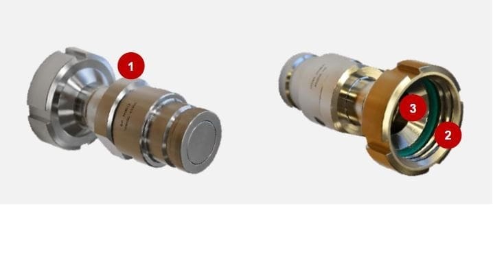 Article image of: Standaard rvs snelkoppeling adapter voor ibc-Containers