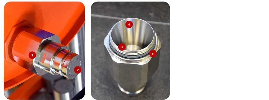 Article image of: Standaard rvs drumkoppeling voor vaten met 2 Inch aansluiting