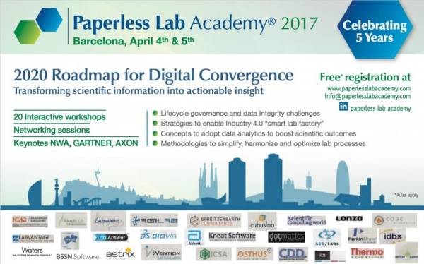 Article image of: Paperless Lab Academy 2017: time to register!