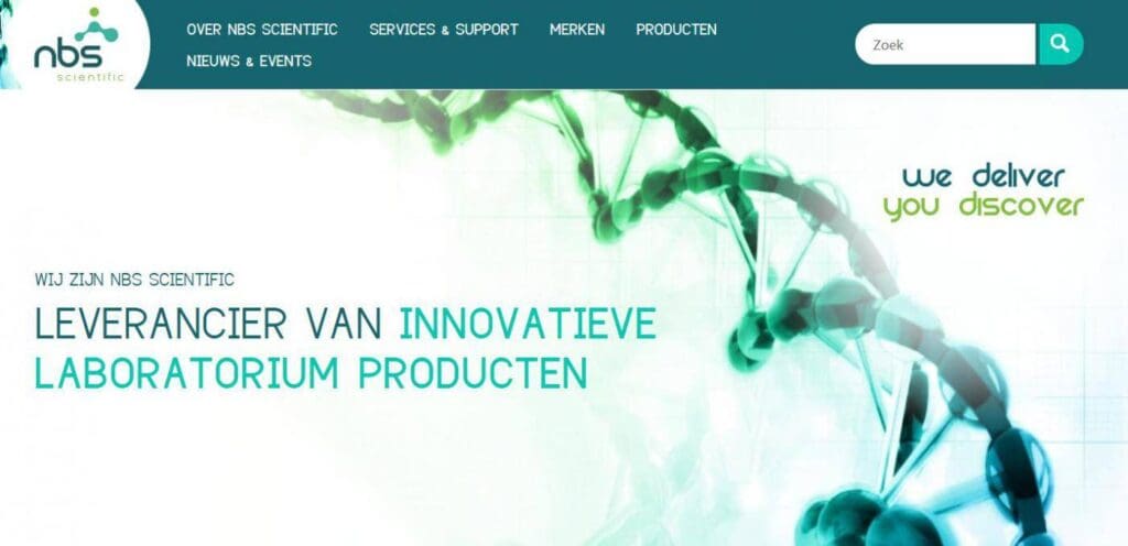 Article image of: Nieuwe website met webshop van NBS Scientific