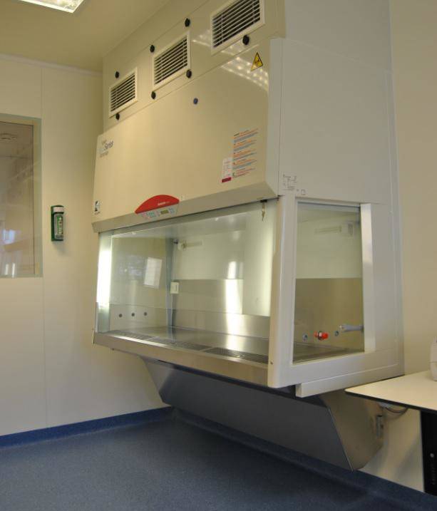 Article image of: Microbiologische veiligheidswerkbank in de Cleanroom