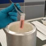 Article image of: Transparant label voor de identificatie van cryo-stalen