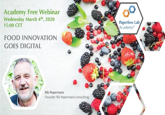 Article image of: Food innovation goes digital – webinar 4 maart 15u