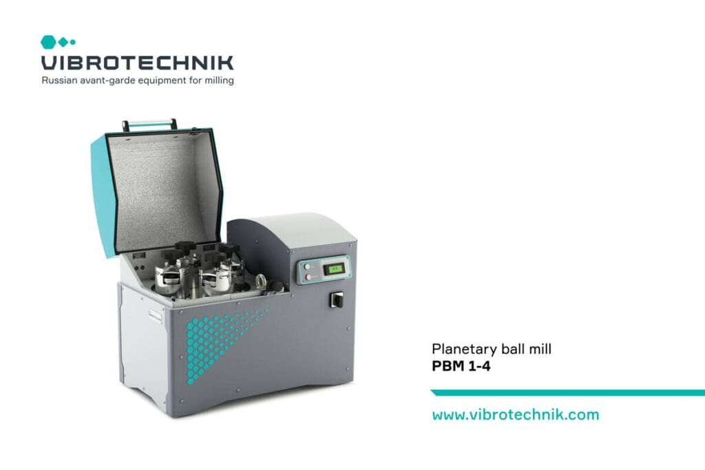 Article image of: Planetary ball mills PBM 1-4 Vibrotechnik