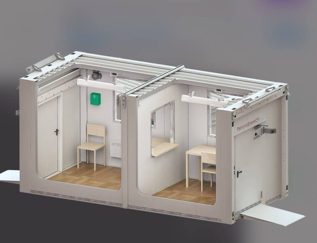 Article image of: Eerste contactloze coronavirus-testcentrum