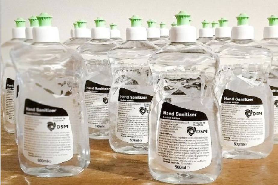 Article image of: DSM schenkt desinfectiemiddel tegen Corona