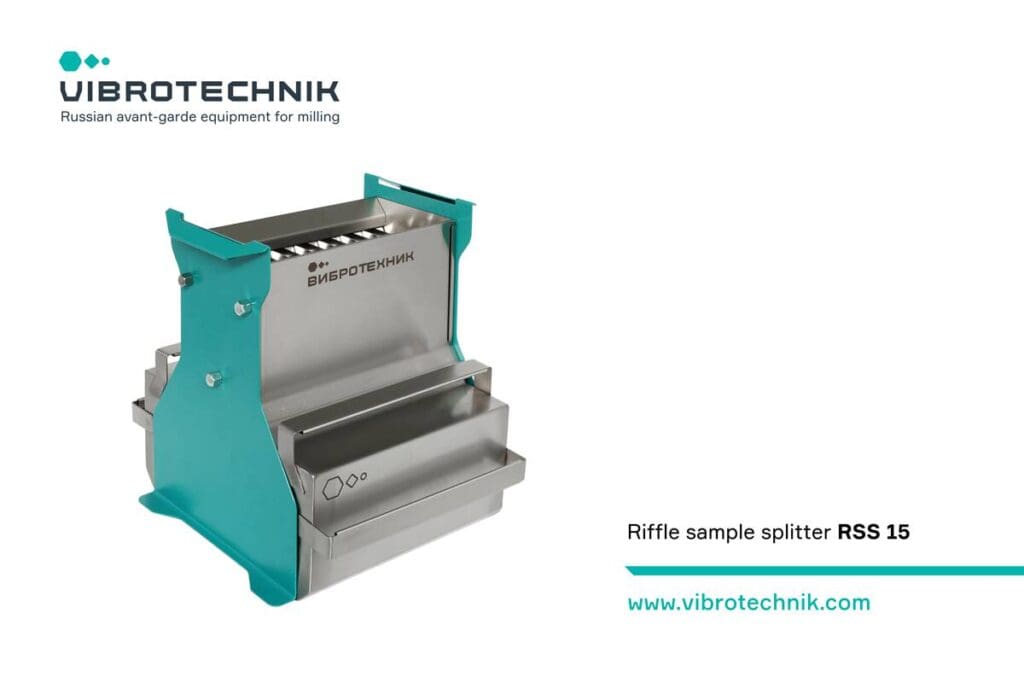 Article image of: Riffle sample splitters RSS 15 Vibrotechnik
