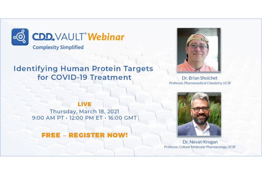Article image of: Live Webinar: Identifying Human Protein Targets for COVID-19 Treatment