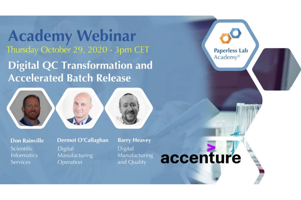 Article image of: Academy webinar: Qc digital transformation and accelerated batch release