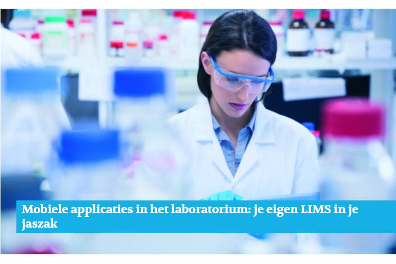 Article image of: lisa.lims Mobile Data ofwel je eigen LIMS in je jaszak