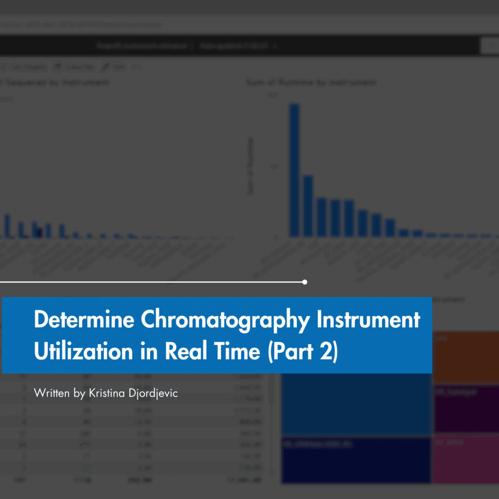 Determine Chromatography Instrument Utilization in Real Time (Part 2)