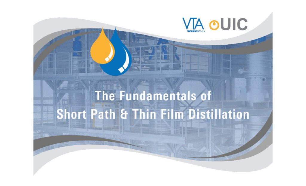 Header visual of : Technical seminar about the fundamentals of short path & thin film distillation
