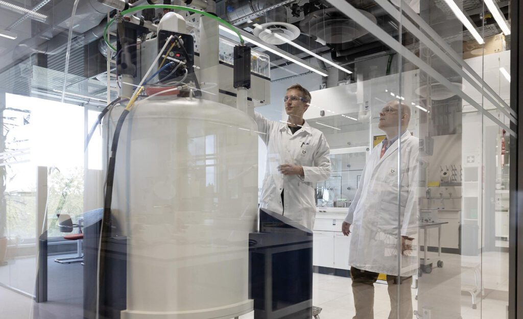 Een van de hightech onderzoekszalen