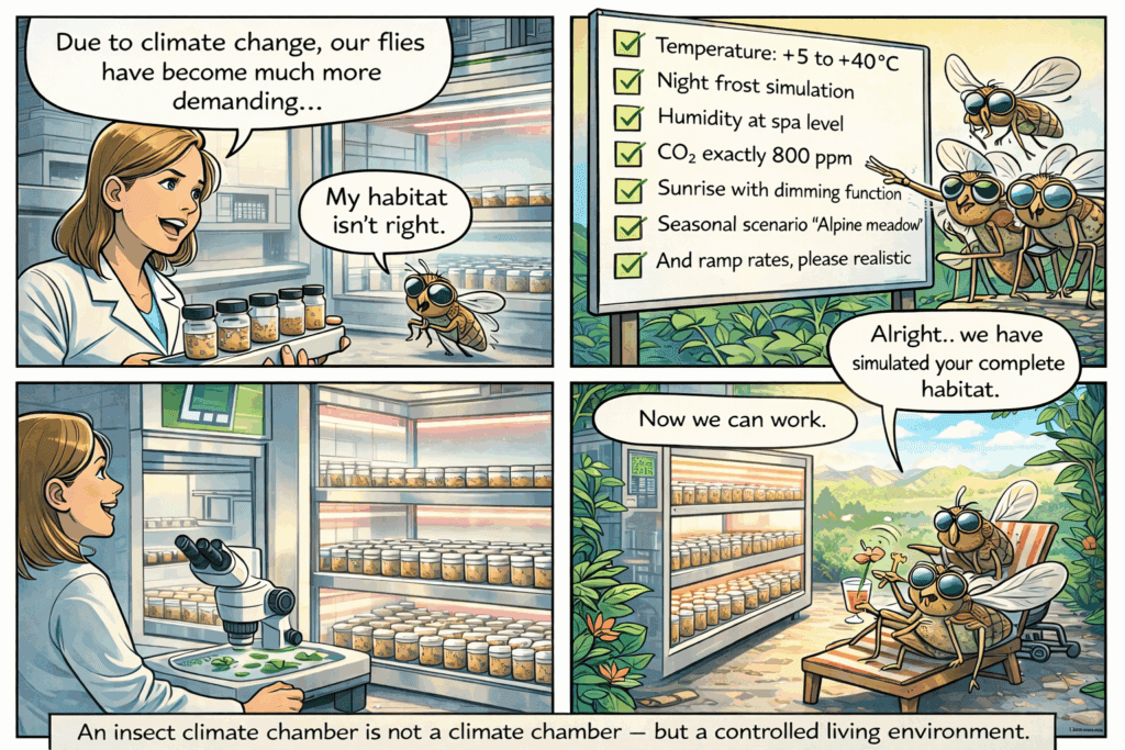 Article image of: Insectenklimaatkasten en -kamers voor gecontroleerd ecologisch onderzoek