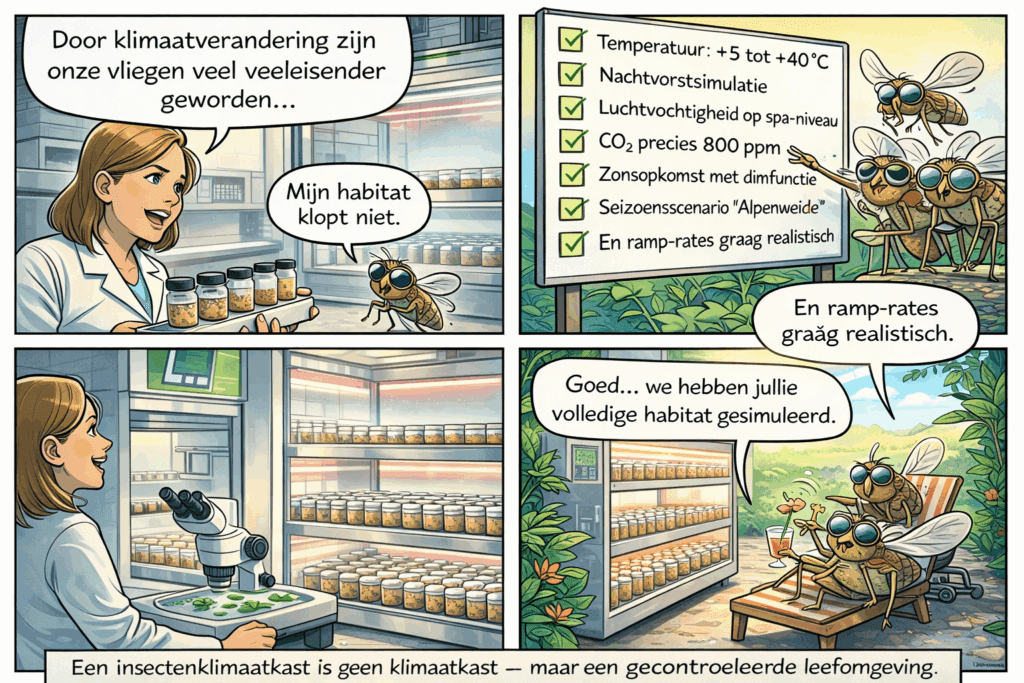 Article image of: Insectenklimaatkasten en -kamers voor gecontroleerd ecologisch onderzoek