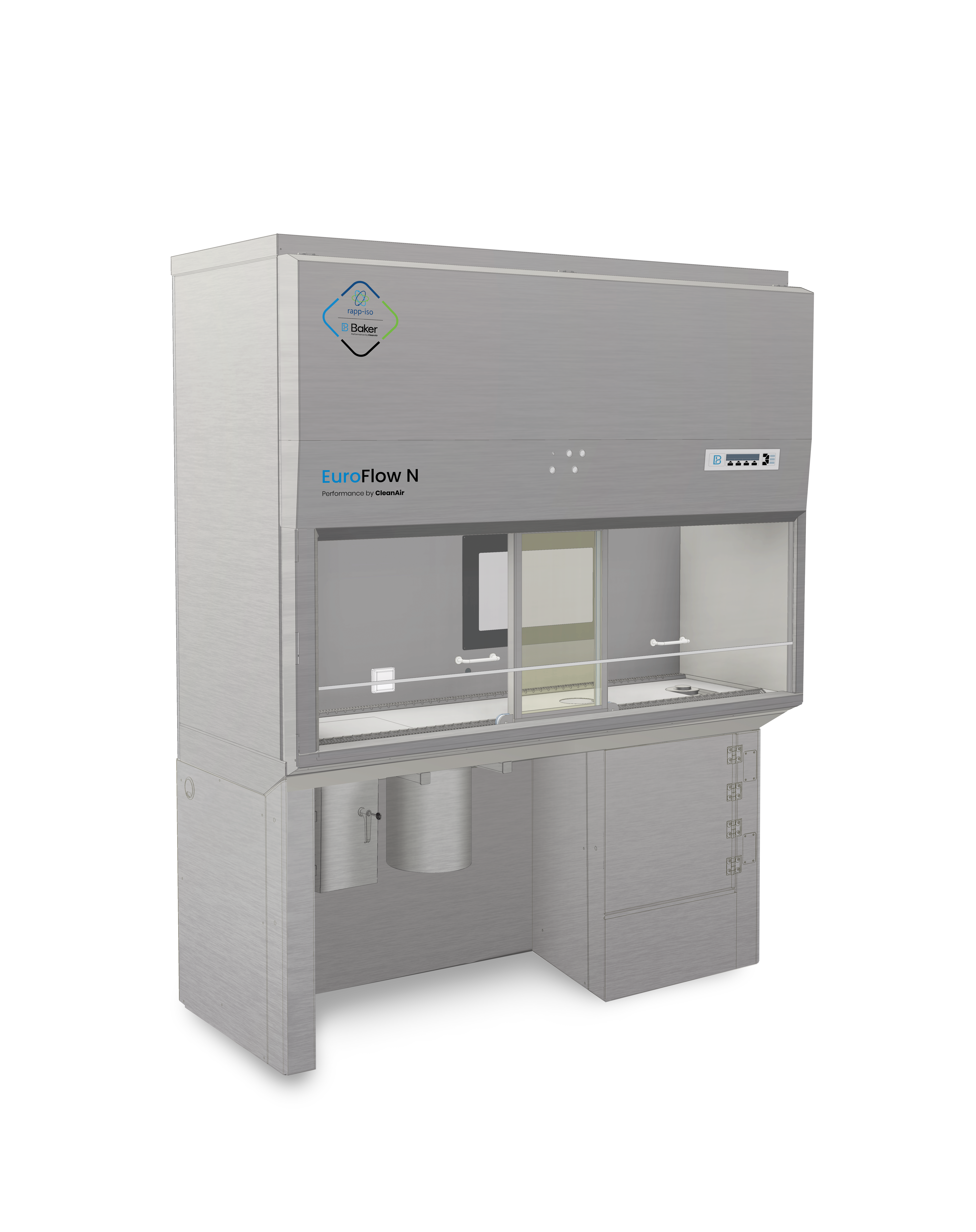 EuroFlow N - Nuclear-serie Klasse II microbiologische veiligheidskast