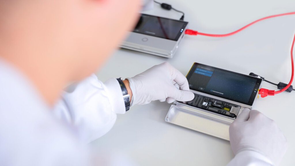 Article image of: Nanopore sequencing met de MinION