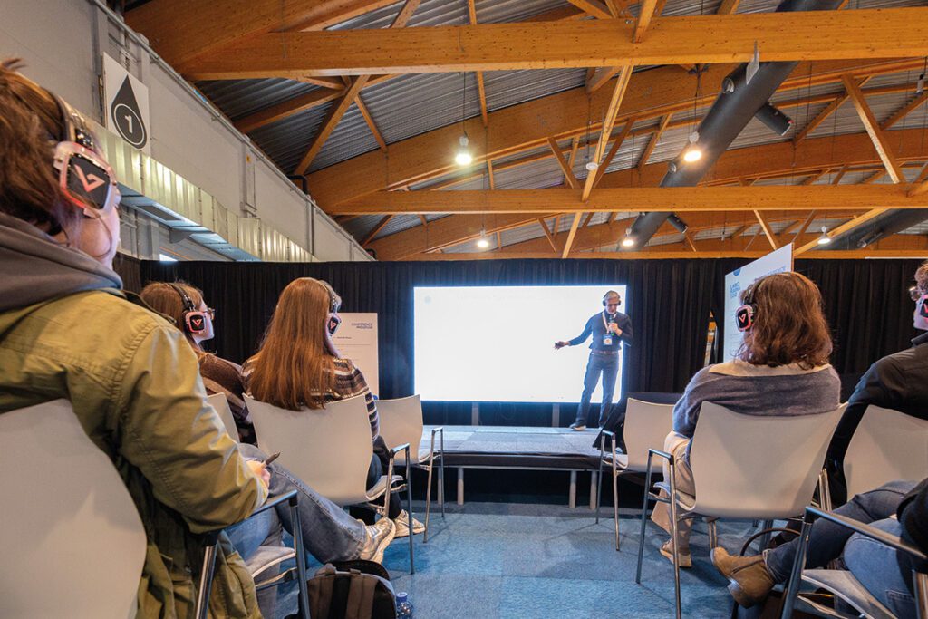Een van de vele seminars die tijdens Laborama 360 plaatsvond