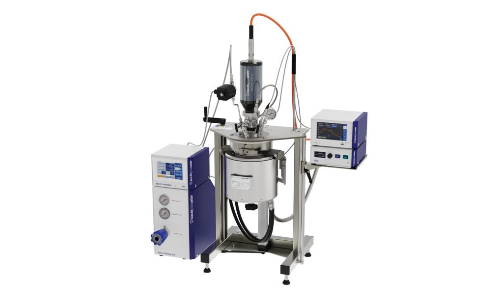 Drukreactor type versoclave met BPC2 gasdoseersysteem