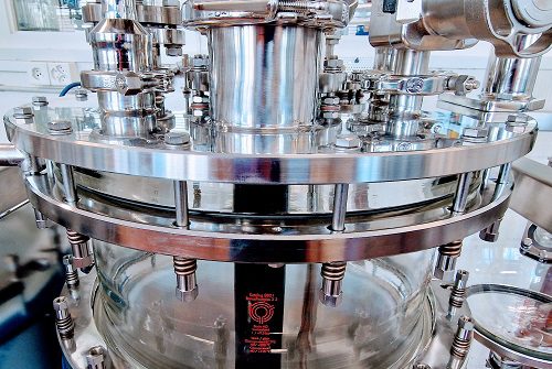 Hastelloy-afdekplaat van een met glas beklede HPAPI synthese reactor
