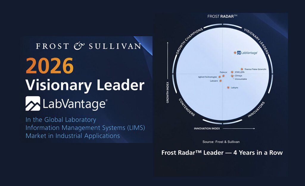 LabVantage named visionary leader in life sciences and industrial LIMS