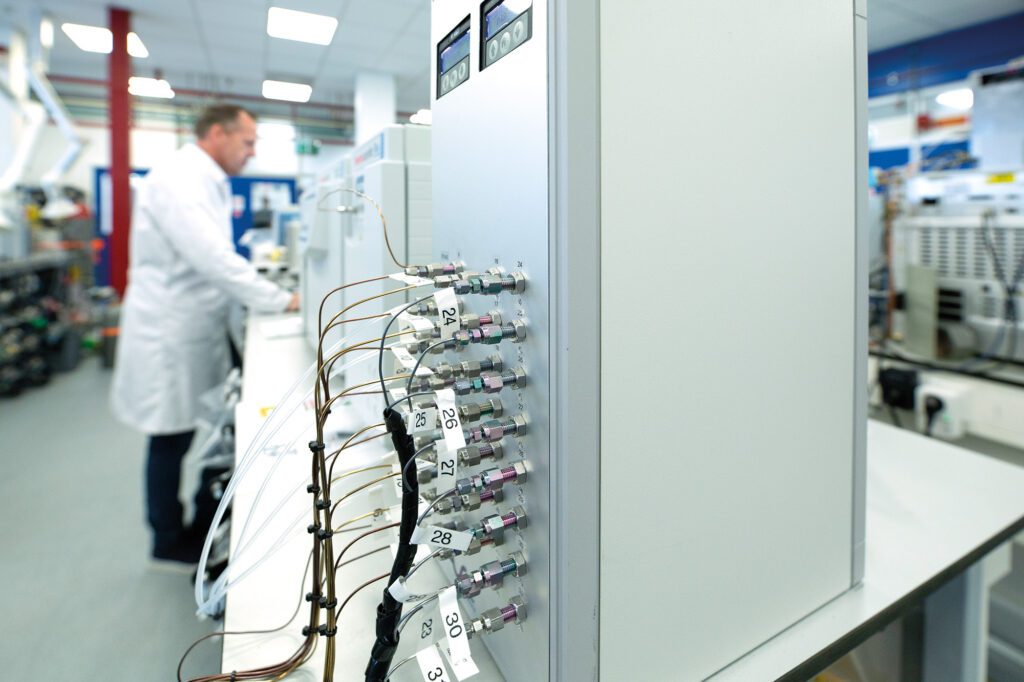 Het Kiwa Analytical Chemical Laboratory met nu een tweede GC-MS-opstelling voor sporenanalyses