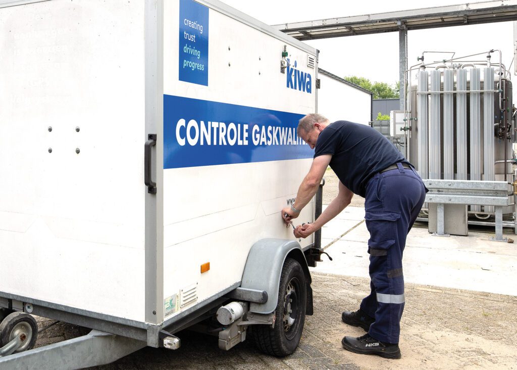 Kiwa’s mobiele meetwagen voor groengasmetingen op locatie