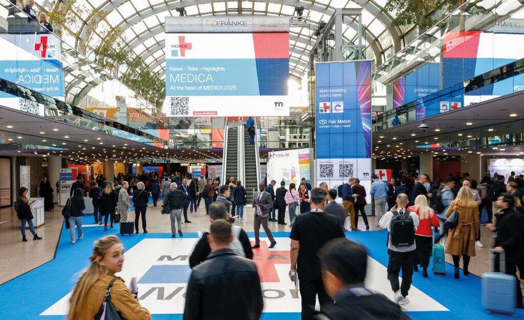 De MEDICA-beurs in 2025